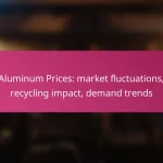 Aluminum Prices: market fluctuations, recycling impact, demand trends
