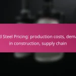 Mild Steel Pricing: production costs, demand in construction, supply chain