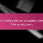 Nickel Plating: corrosion protection, aesthetic finishes, electronics