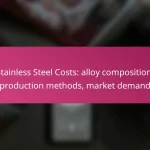 Stainless Steel Costs: alloy composition, production methods, market demand